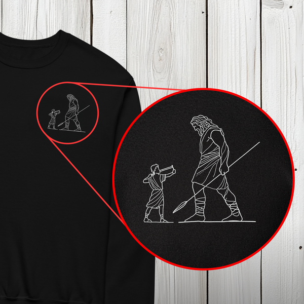 Sudadera David y Goliat
