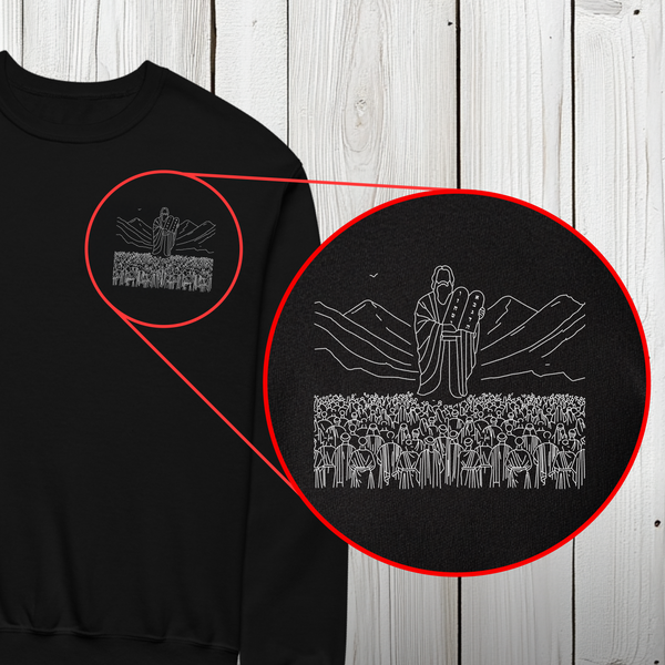 Sudadera de Moisés y los 10 Mandamientos