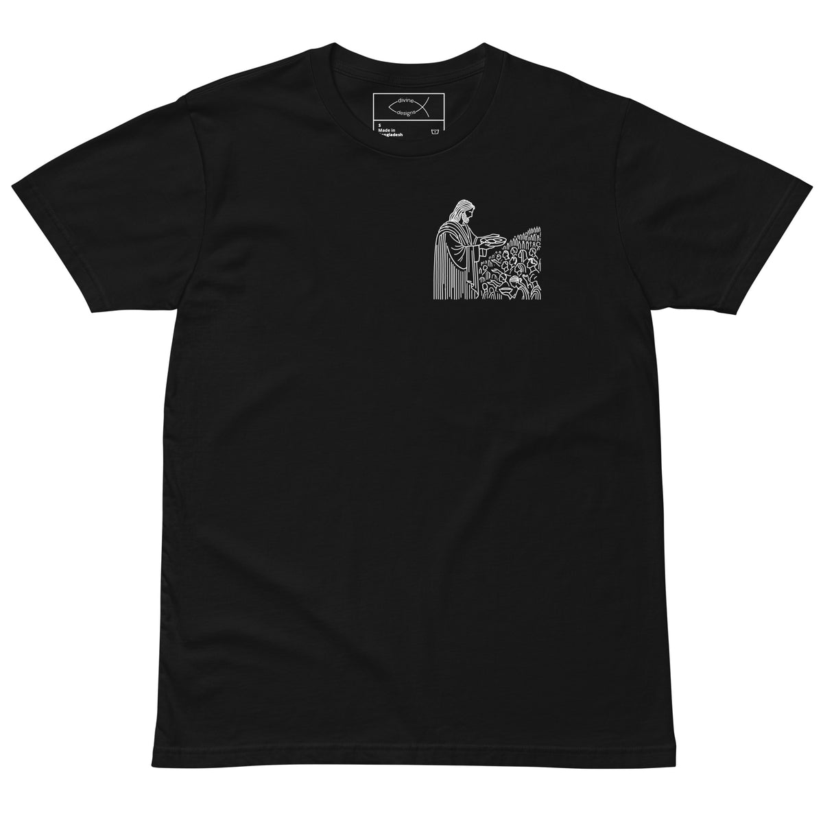 Product mockup back-print artwork
