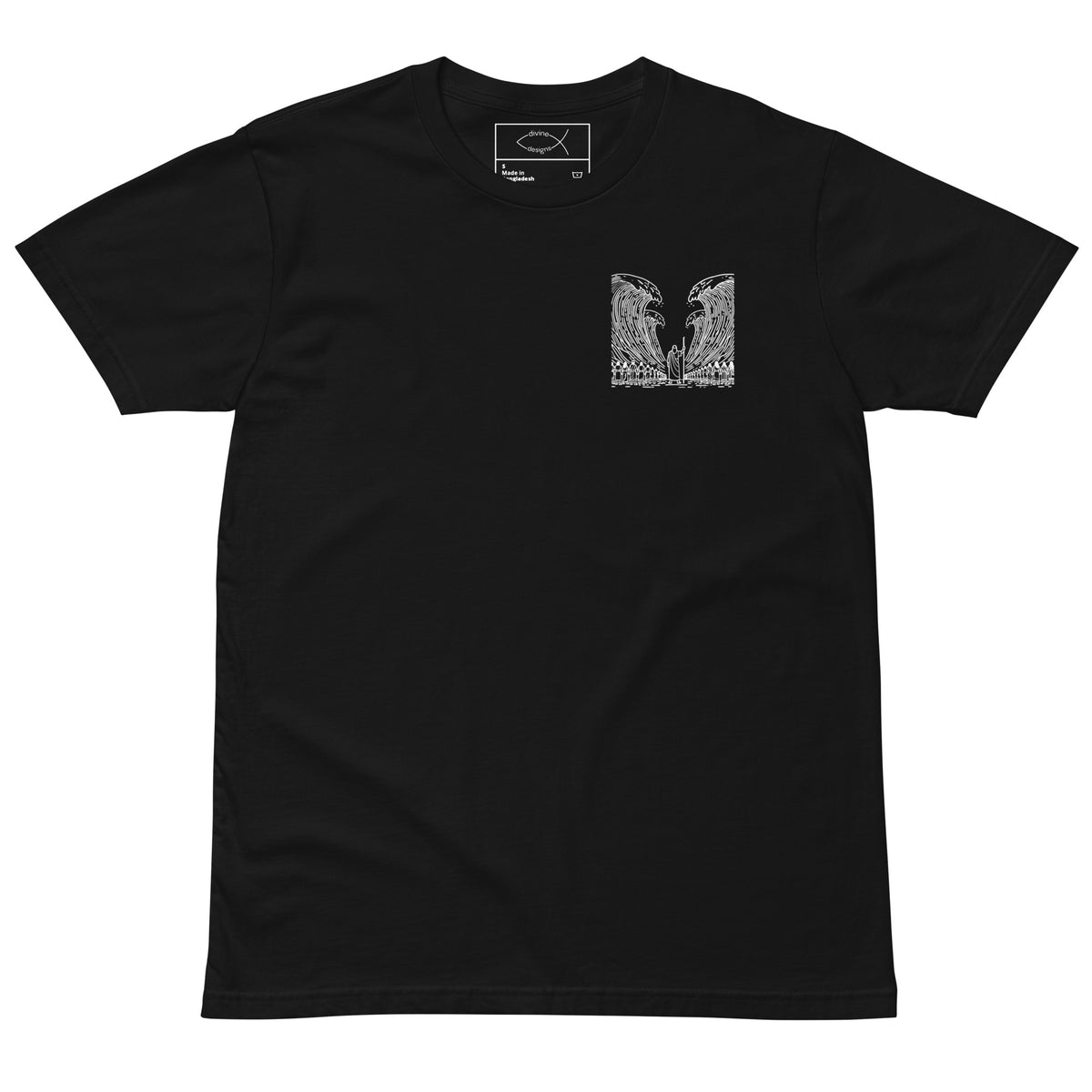Product mockup back-print artwork
