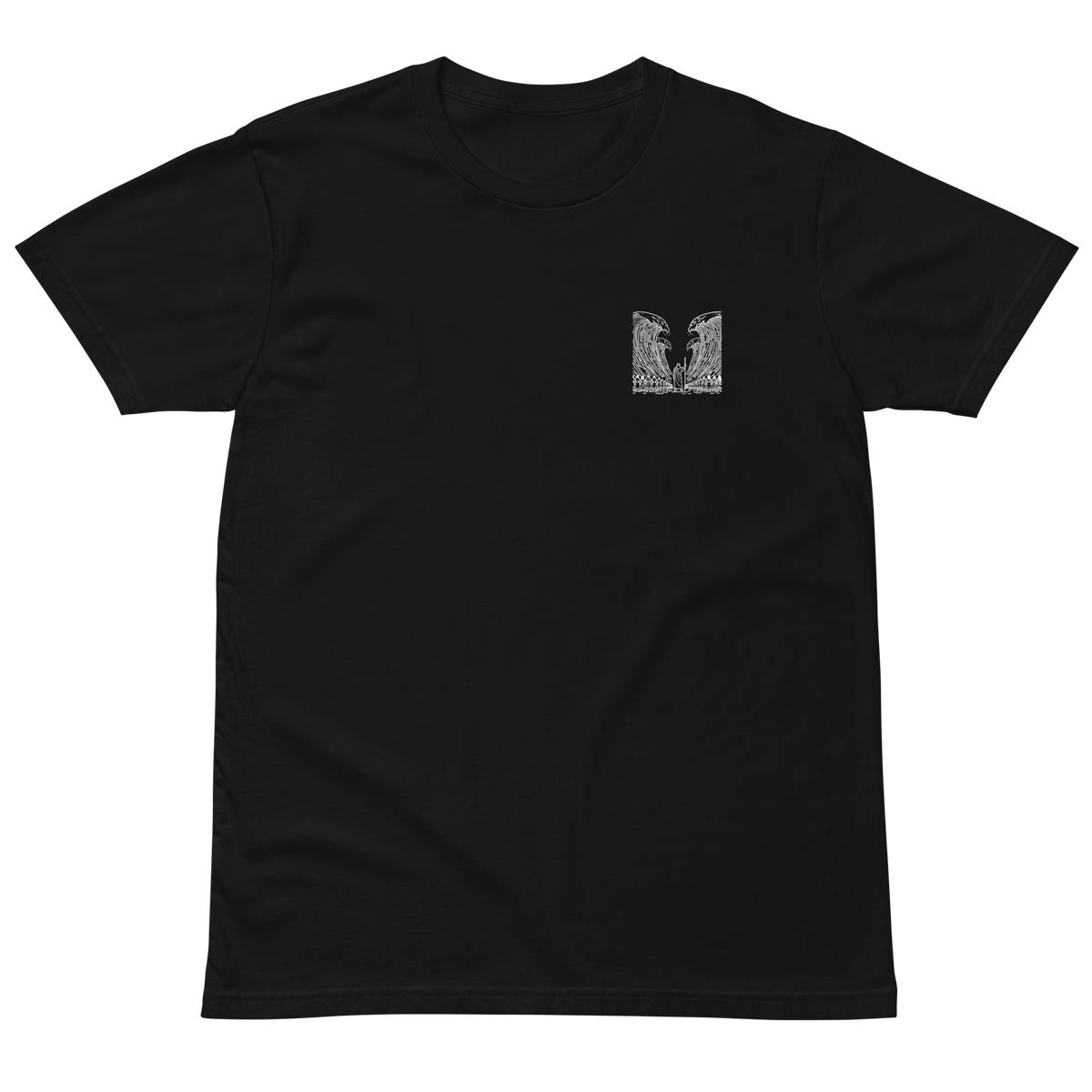 Product mockup back-print artwork
