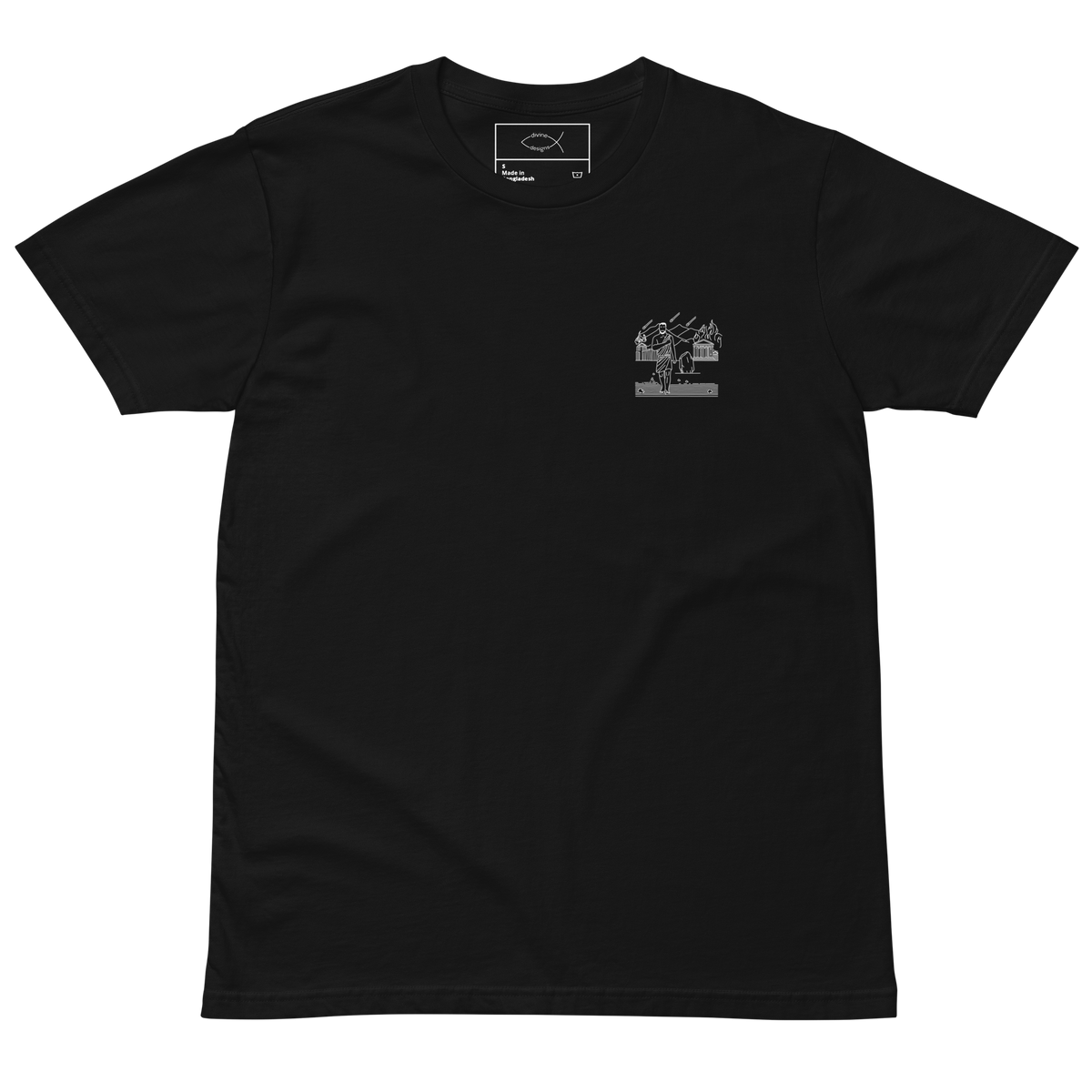 Product mockup back-print artwork