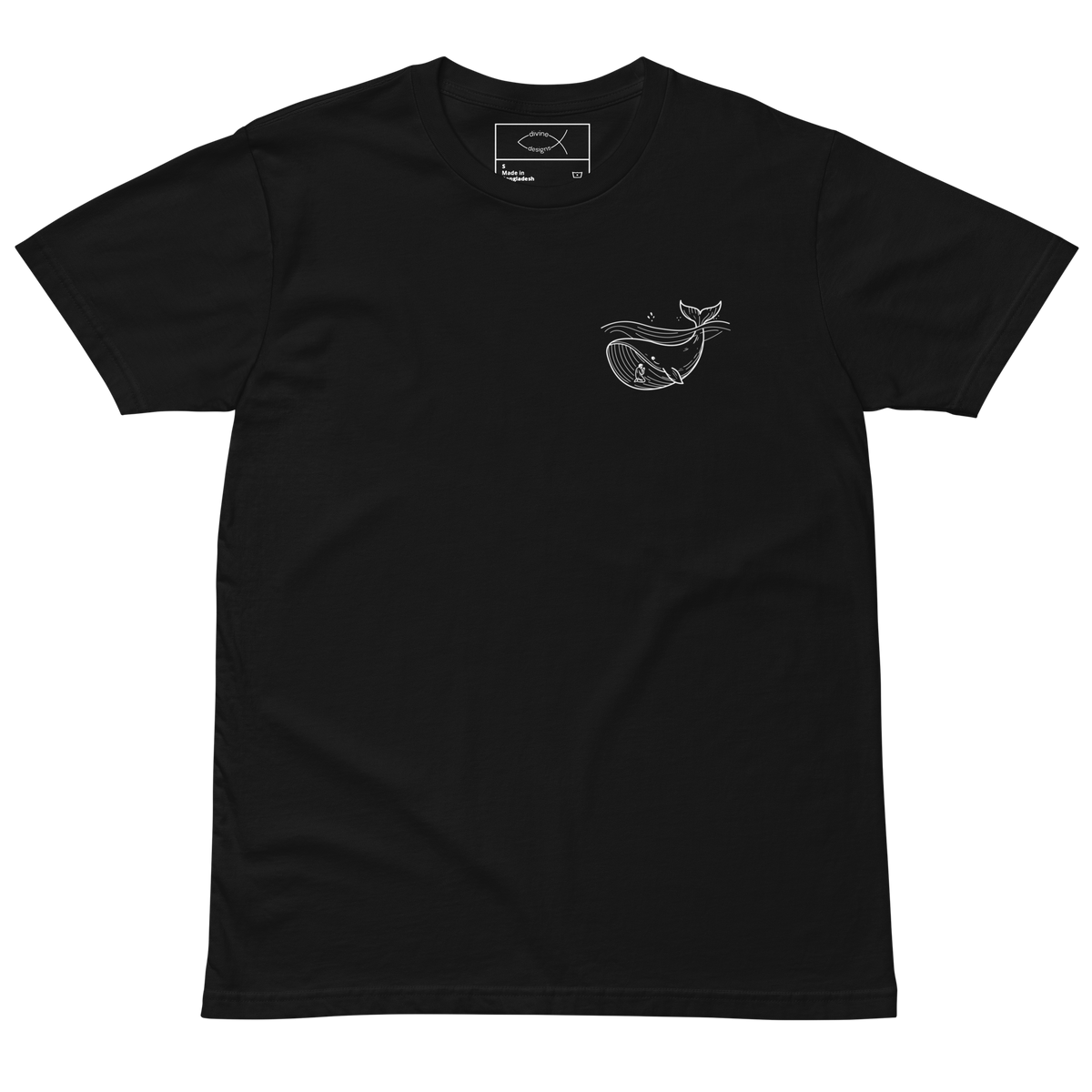 Product mockup back-print artwork