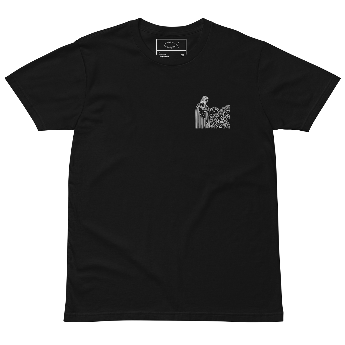 Product mockup back-print artwork