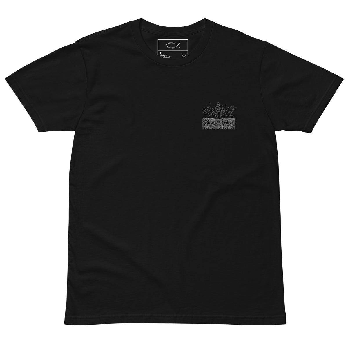 Product mockup back-print artwork
