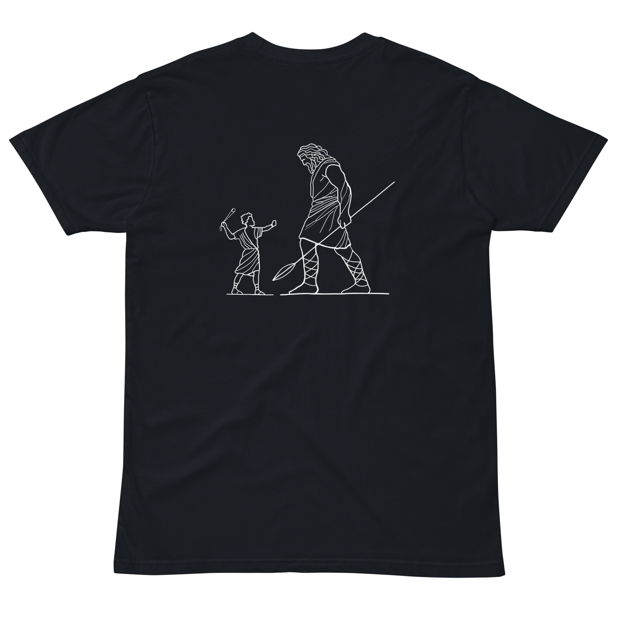 David and Goliath Tee w./ Back Print