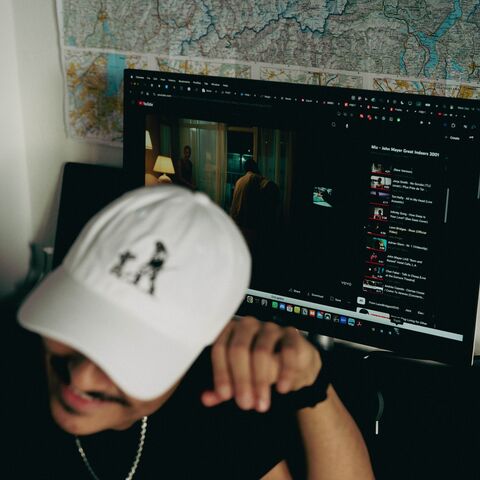 David and Goliath dad hat, worn